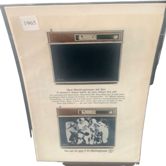 Vintage 1965 Westinghouse Jet Set Television TV Ad Advertisment - Picture 1 of 3